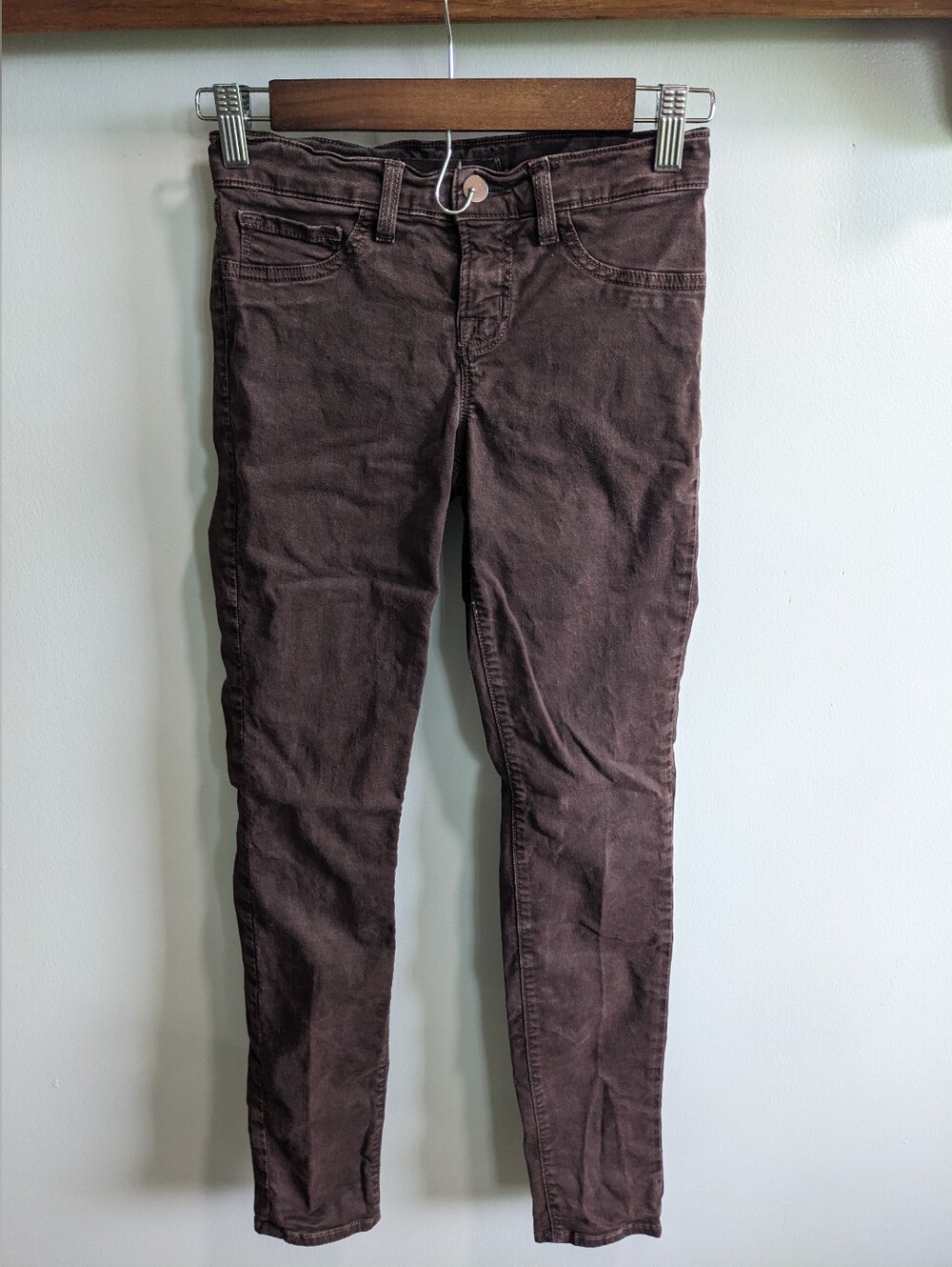 J BRAND skinny jeans size 24 in Brown